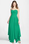 ColsBM Briana Sea Green Gorgeous Princess Sweetheart Sleeveless Asymmetric Bridesmaid Dresses