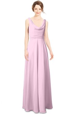 ColsBM Alia Fairy Tale Modest A-line V-neck Sleeveless Zip up Plainness Bridesmaid Dresses