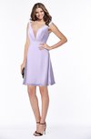 ColsBM Laurel Pastel Lilac Glamorous Fit-n-Flare V-neck Sleeveless Beaded Bridesmaid Dresses