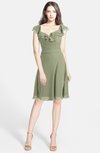 ColsBM Liliana Bog Modern A-line Wide Square Chiffon Knee Length Bridesmaid Dresses