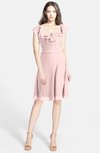 ColsBM Liliana Pastel Pink Modern A-line Wide Square Chiffon Knee Length Bridesmaid Dresses