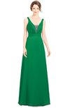 ColsBM Alexa Green Gorgeous Trumpet Sleeveless Chiffon Beaded Bridesmaid Dresses