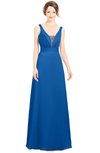 ColsBM Alexa Royal Blue Gorgeous Trumpet Sleeveless Chiffon Beaded Bridesmaid Dresses