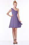ColsBM Kenia Chalk Violet Luxury Fit-n-Flare Sleeveless Zip up Sweep Train Bridesmaid Dresses
