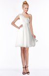ColsBM Kenia Cloud White Luxury Fit-n-Flare Sleeveless Zip up Sweep Train Bridesmaid Dresses