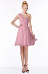 ColsBM Kenia Rosebloom Luxury Fit-n-Flare Sleeveless Zip up Sweep Train Bridesmaid Dresses
