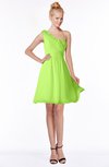 ColsBM Kenia Sharp Green Luxury Fit-n-Flare Sleeveless Zip up Sweep Train Bridesmaid Dresses