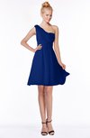 ColsBM Kenia Sodalite Blue Luxury Fit-n-Flare Sleeveless Zip up Sweep Train Bridesmaid Dresses