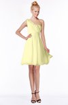 ColsBM Kenia Wax Yellow Luxury Fit-n-Flare Sleeveless Zip up Sweep Train Bridesmaid Dresses