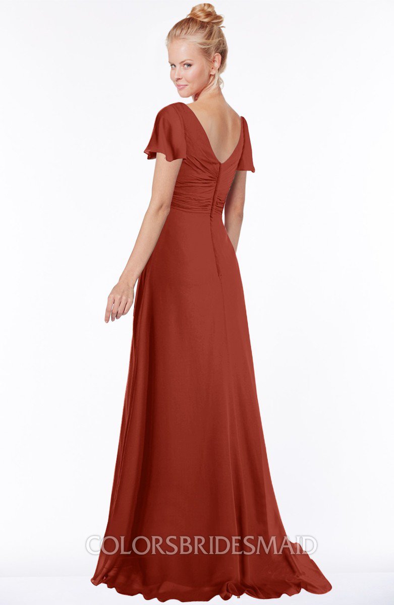 Bridesmaid Dresses Rust color 500+ styles - ColorsBridesmaid