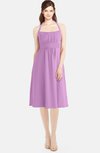 ColsBM Amya Orchid Glamorous Sleeveless Zip up Chiffon Knee Length Bridesmaid Dresses