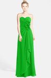 ColsBM Brenna Classic Green Hippie Sweetheart Sleeveless Zip up Floor Length Bridesmaid Dresses