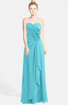 ColsBM Brenna Turquoise Hippie Sweetheart Sleeveless Zip up Floor Length Bridesmaid Dresses