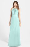 ColsBM Leah Blue Glass Luxury A-line Sleeveless Zip up Chiffon Floor Length Bridesmaid Dresses