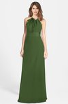 ColsBM Leah Garden Green Luxury A-line Sleeveless Zip up Chiffon Floor Length Bridesmaid Dresses