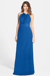 ColsBM Leah Royal Blue Luxury A-line Sleeveless Zip up Chiffon Floor Length Bridesmaid Dresses