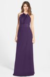 ColsBM Leah Violet Luxury A-line Sleeveless Zip up Chiffon Floor Length Bridesmaid Dresses