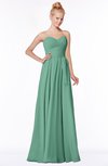 ColsBM Brooke Bristol Blue  Sweetheart Zip up Floor Length Ruching Bridesmaid Dresses