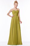 ColsBM Brooke Golden Olive  Sweetheart Zip up Floor Length Ruching Bridesmaid Dresses