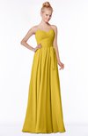 ColsBM Brooke Lemon Curry  Sweetheart Zip up Floor Length Ruching Bridesmaid Dresses