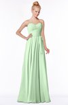 ColsBM Brooke Light Green  Sweetheart Zip up Floor Length Ruching Bridesmaid Dresses