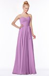 ColsBM Brooke Orchid  Sweetheart Zip up Floor Length Ruching Bridesmaid Dresses