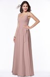 ColsBM Sariah Bridal Rose Elegant Fit-n-Flare Zip up Chiffon Floor Length Bridesmaid Dresses