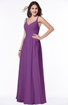 ColsBM Sariah Dahlia Elegant Fit-n-Flare Zip up Chiffon Floor Length Bridesmaid Dresses