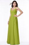 ColsBM Sariah Green Oasis Elegant Fit-n-Flare Zip up Chiffon Floor Length Bridesmaid Dresses