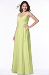 ColsBM Sariah Lime Sherbet Elegant Fit-n-Flare Zip up Chiffon Floor Length Bridesmaid Dresses