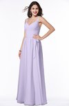 ColsBM Sariah Pastel Lilac Elegant Fit-n-Flare Zip up Chiffon Floor Length Bridesmaid Dresses
