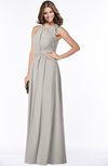 ColsBM Alison Ashes Of Roses Glamorous A-line Zip up Chiffon Floor Length Pleated Bridesmaid Dresses