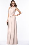 ColsBM Alison Silver Peony Glamorous A-line Zip up Chiffon Floor Length Pleated Bridesmaid Dresses