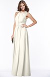 ColsBM Alison Whisper White Glamorous A-line Zip up Chiffon Floor Length Pleated Bridesmaid Dresses