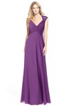 ColsBM Kara Dahlia Modest Fit-n-Flare V-neck Sleeveless Chiffon Floor Length Bridesmaid Dresses