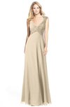 ColsBM Kara Novelle Peach Modest Fit-n-Flare V-neck Sleeveless Chiffon Floor Length Bridesmaid Dresses