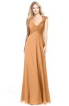 ColsBM Kara Pheasant Modest Fit-n-Flare V-neck Sleeveless Chiffon Floor Length Bridesmaid Dresses