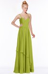 ColsBM Allison Green Oasis Gorgeous Sleeveless Zip up Floor Length Ruching Bridesmaid Dresses