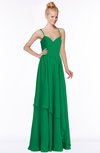ColsBM Allison Green Gorgeous Sleeveless Zip up Floor Length Ruching Bridesmaid Dresses