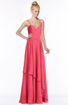 ColsBM Allison Guava Gorgeous Sleeveless Zip up Floor Length Ruching Bridesmaid Dresses