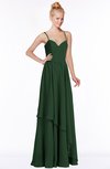 ColsBM Allison Hunter Green Gorgeous Sleeveless Zip up Floor Length Ruching Bridesmaid Dresses