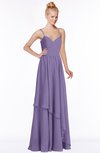 ColsBM Allison Lilac Gorgeous Sleeveless Zip up Floor Length Ruching Bridesmaid Dresses