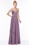 ColsBM Allison Mauve Gorgeous Sleeveless Zip up Floor Length Ruching Bridesmaid Dresses