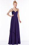 ColsBM Allison Royal Purple Gorgeous Sleeveless Zip up Floor Length Ruching Bridesmaid Dresses