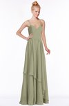 ColsBM Allison Sponge Gorgeous Sleeveless Zip up Floor Length Ruching Bridesmaid Dresses