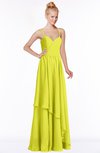 ColsBM Allison Sulphur Spring Gorgeous Sleeveless Zip up Floor Length Ruching Bridesmaid Dresses