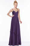 ColsBM Allison Violet Gorgeous Sleeveless Zip up Floor Length Ruching Bridesmaid Dresses