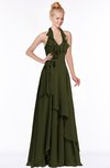 ColsBM Jade Beech Glamorous Fit-n-Flare Halter Sleeveless Floor Length Bridesmaid Dresses