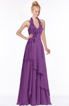 ColsBM Jade Dahlia Glamorous Fit-n-Flare Halter Sleeveless Floor Length Bridesmaid Dresses