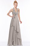 ColsBM Jade Fawn Glamorous Fit-n-Flare Halter Sleeveless Floor Length Bridesmaid Dresses